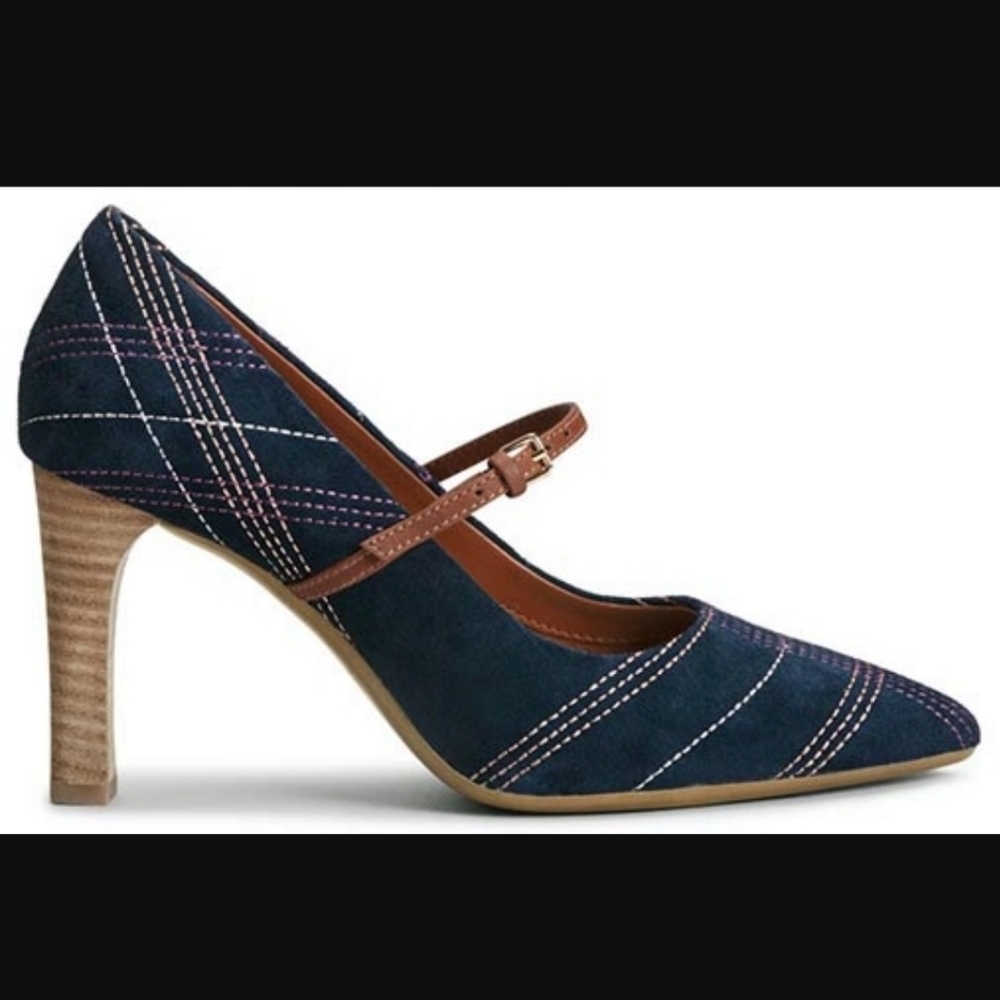 Aerosoles Tax Return 10M Navy Suede NIB